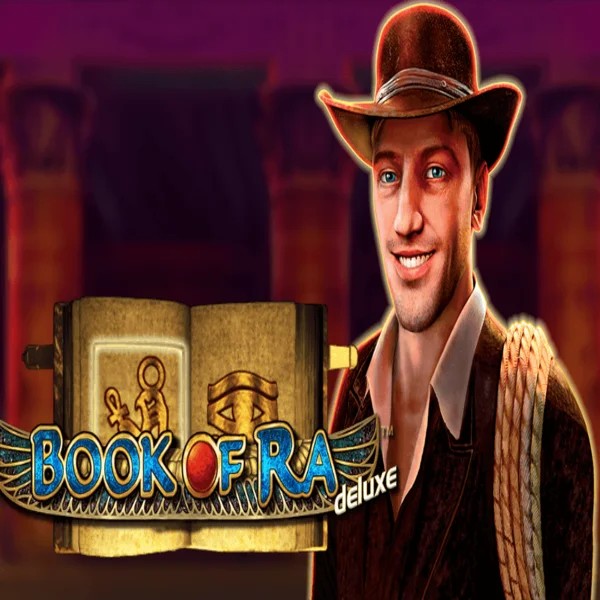 Book of Ra Deluxe logo by Novomatic Rullat Casino
